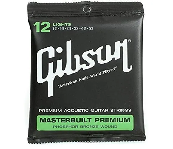 Gibson Phosphor Bronze Acoustic Guitar Strings for ej 200sce